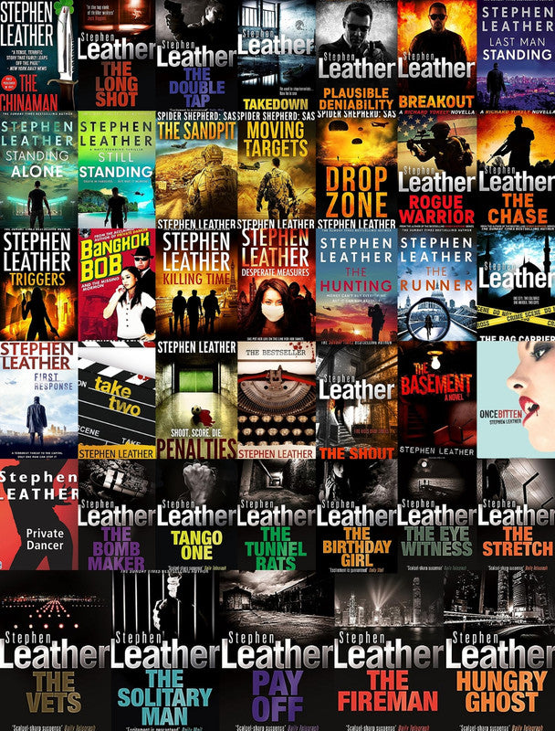 Mike Cramer Series & more by Stephen Leather ~ 40 MP3 AUDIOBOOK COLLECTION