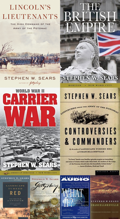 Stephen Sears ~ 8 MP3 AUDIOBOOK COLLECTION