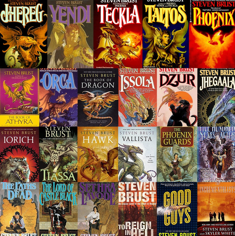 Vlad Taltos Series & more by Steven Brust ~ 23 AUDIOBOOK COLLECTION
