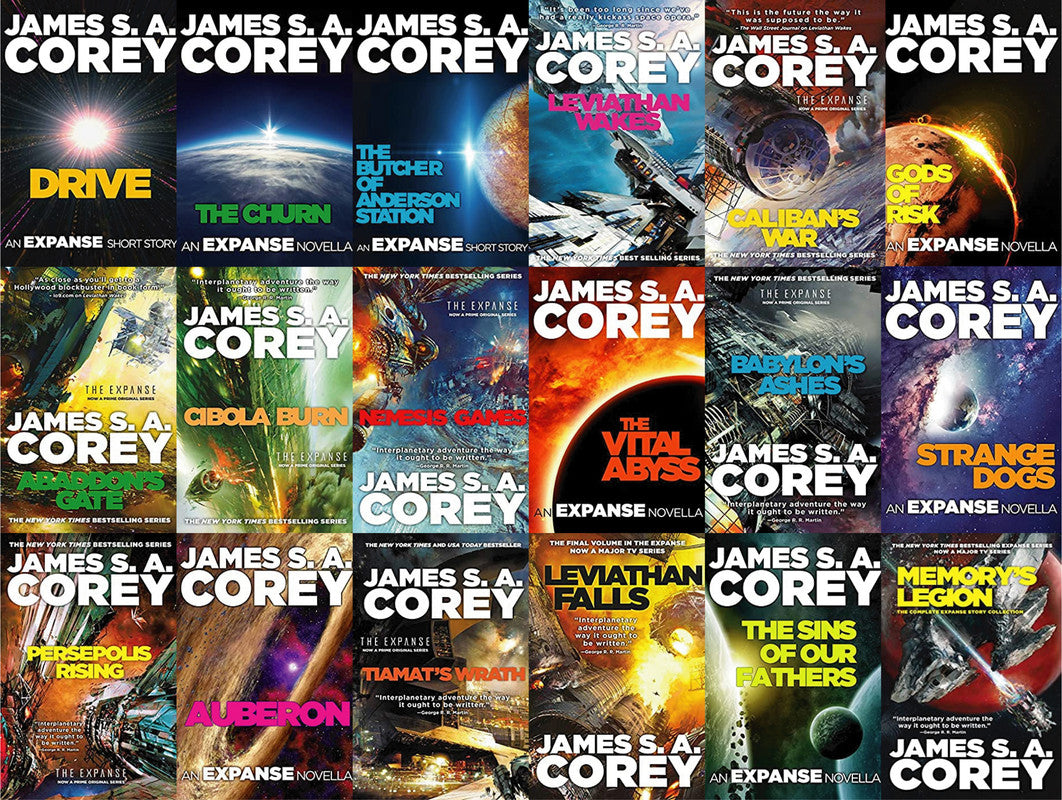 The Expanse Series by James S A Corey ~ 18 MP3 AUDIOBOOK COLLECTION