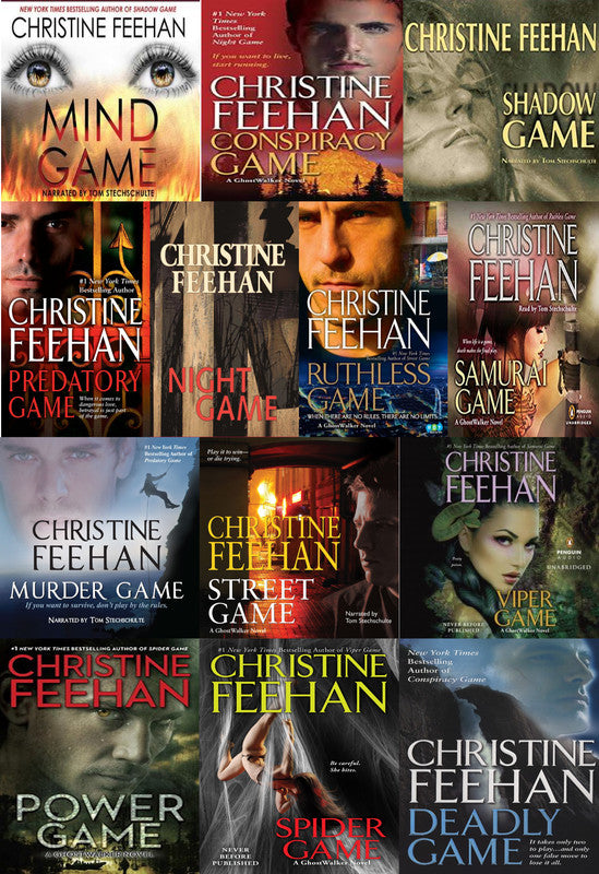 The Ghostwalker Series by Christine Feehan 16 MP3 AUDIOBOOK COLLECTION