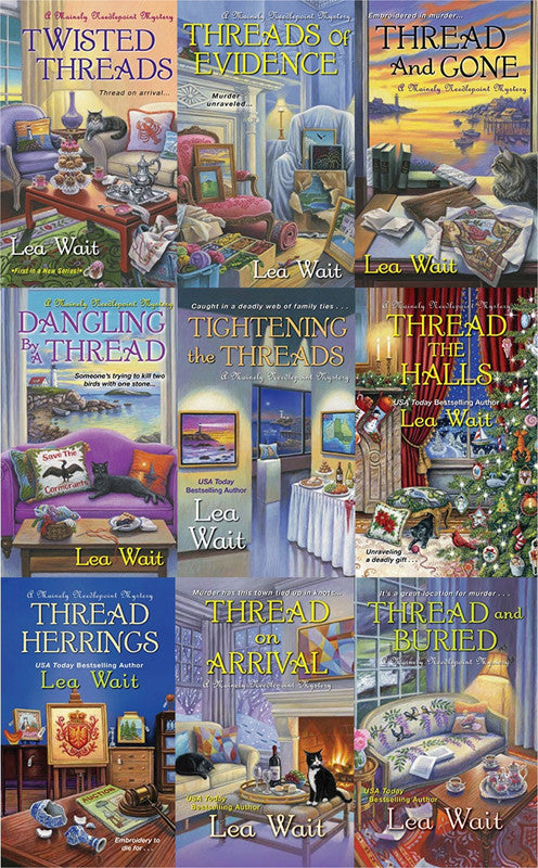 The Mainely Needlepoint Series by Lea Wait ~ 9 MP3 AUDIOBOOK COLLECTION