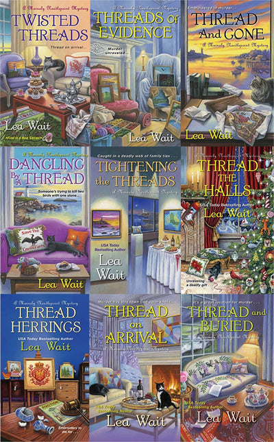 The Mainely Needlepoint Series by Lea Wait ~ 9 MP3 AUDIOBOOK COLLECTION