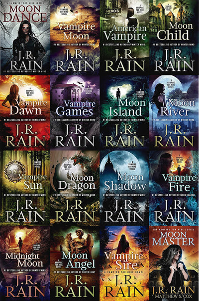 The Vampire for Hire Series by J.R. Rain 16 MP3 AUDIOBOOK COLLECTION
