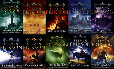 The Malazan Books of the Fallen by Steven Erikson ~ 10 MP3 AUDIOBOOK COLLECTION