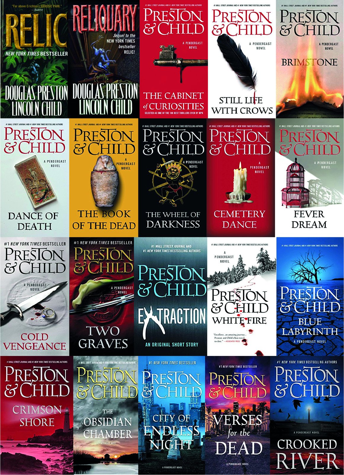 The Pendergast Series by Douglas Preston & Lincoln Child ~ 19 MP3 AUDIOBOOK COLLECTION
