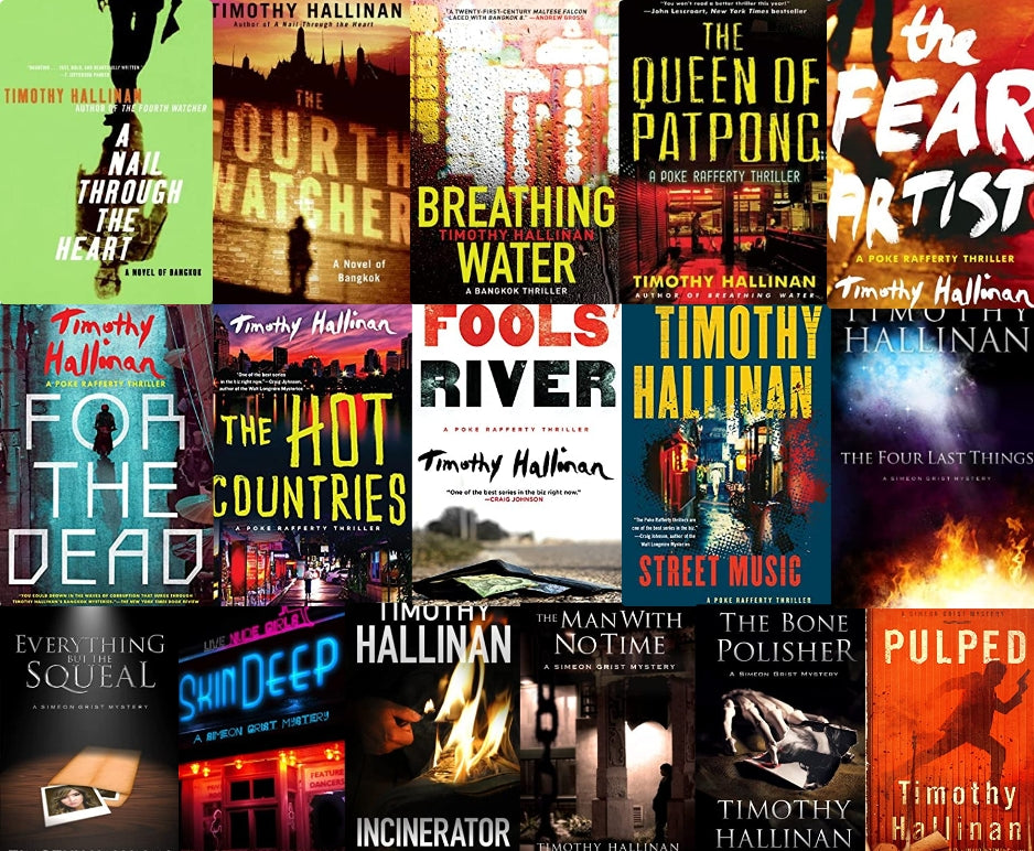 Poke Rafferty Mystery Series & more by Timothy Hallinan ~ 16 AUDIOBOOK COLLECTION