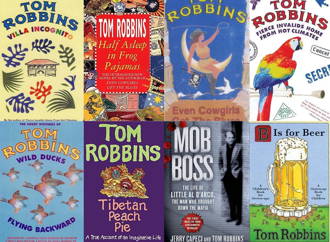 Tom Robbins ~ 8 MP3 AUDIOBOOK COLLECTION