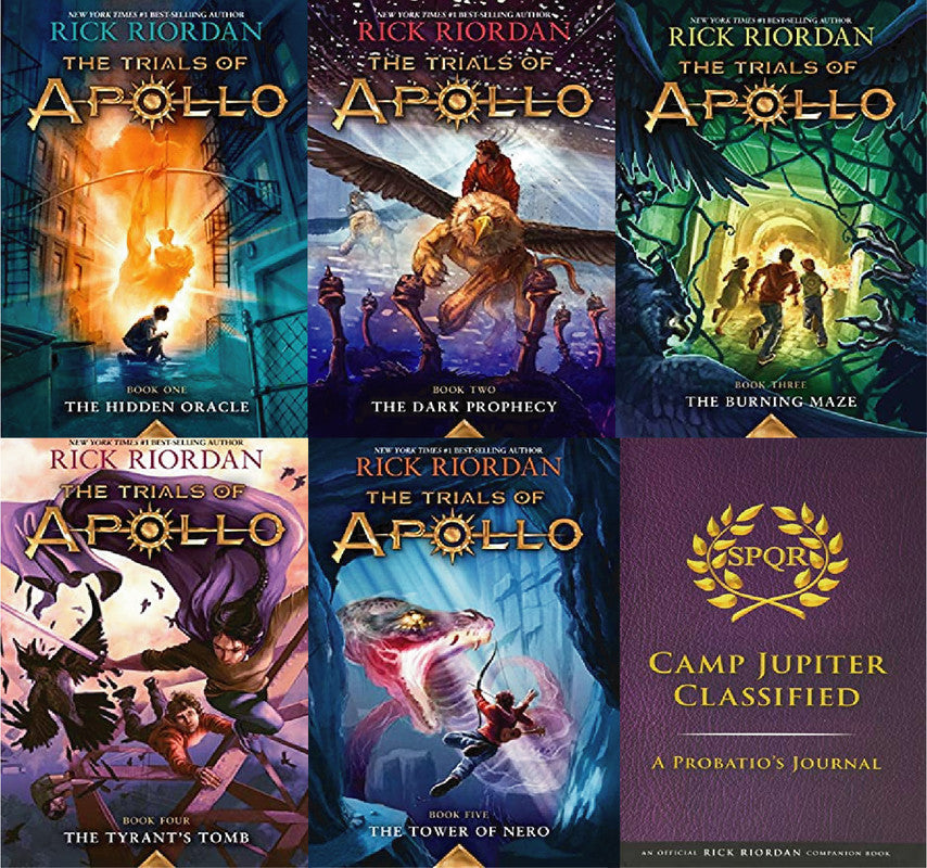 The Trials of Apollo Series by Rick Riordan ~ 7 MP3 AUDIOBOOK COLLECTION
