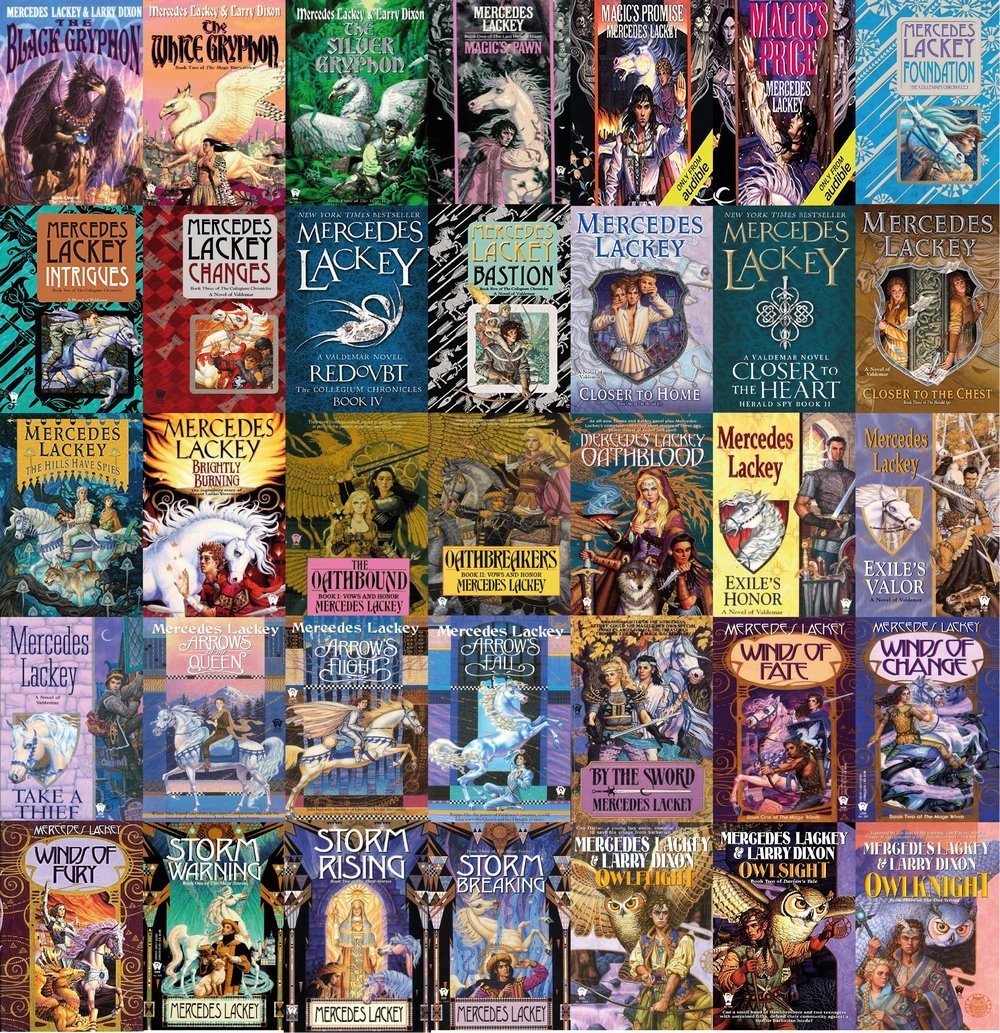 The Valdemar Series by Mercedes Lackey ~ 35 MP3 AUDIOBOOK COLLECTION