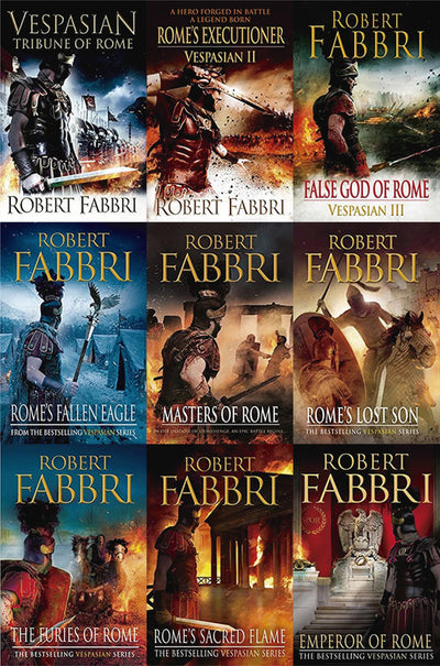 The Vespasian Series by Robert Fabbri 9 MP3 AUDIOBOOK COLLECTION