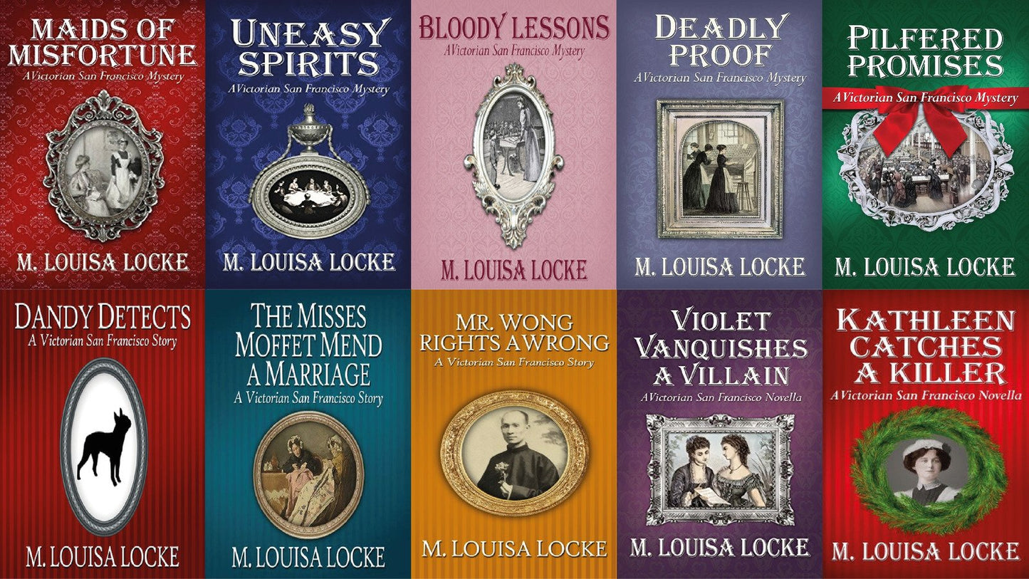 The Victorian San Francisco Series by  M. Louisa Locke ~ 10 MP3 AUDIOBOOK COLLECTION