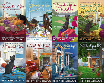 The Yarn Retreat Series by Betty Hechtman ~ 8 MP3 AUDIOBOOK COLLECTION