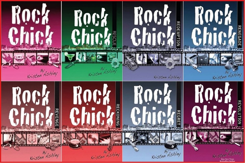 Rock Chick Series by Kristen Ashley ~ 8 MP3 AUDIOBOOK COLLECTION