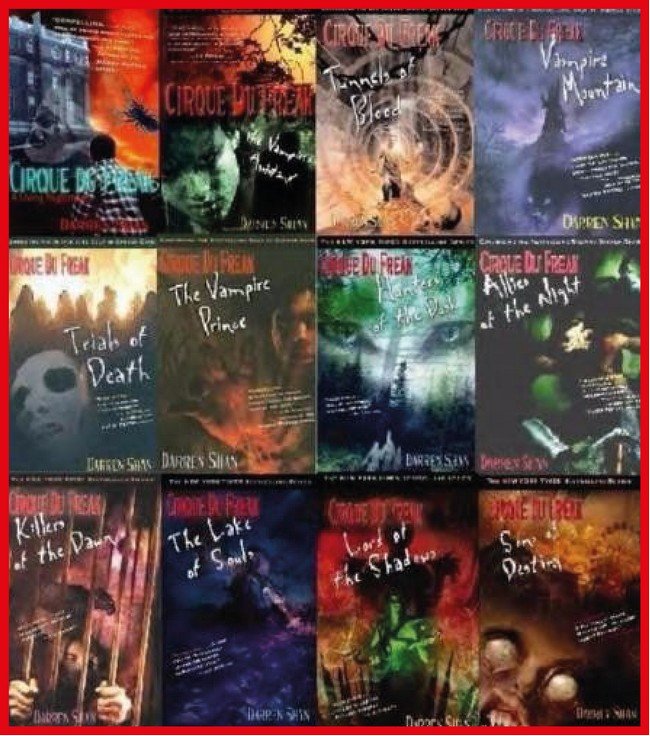 The Cirque Du Freak Series by Darren Shan ~ 12 MP3 AUDIOBOOK COLLECTION