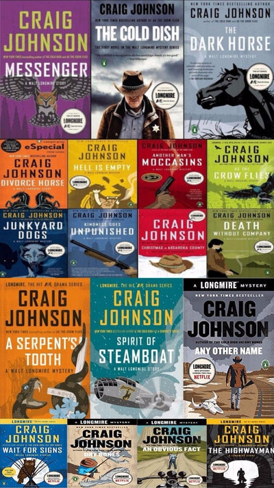 The Walt Longmire Series by Craig Johnson ~ 18 MP3 AUDIOBOOK COLLECTION