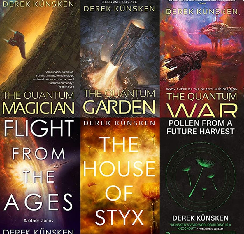 The Quantum Evolution Series & more Derek Kunsken ~ 24 MP3 AUDIOBOOK COLLECTION