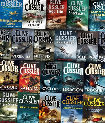 The Dirk Pitt Series by Clive Cussler ~ 26 MP3 AUDIOBOOK COLLECTION