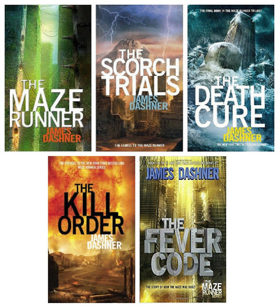 The Maze Runner by James Dashner ~ 5 MP3 AUDIOBOOK COLLECTION